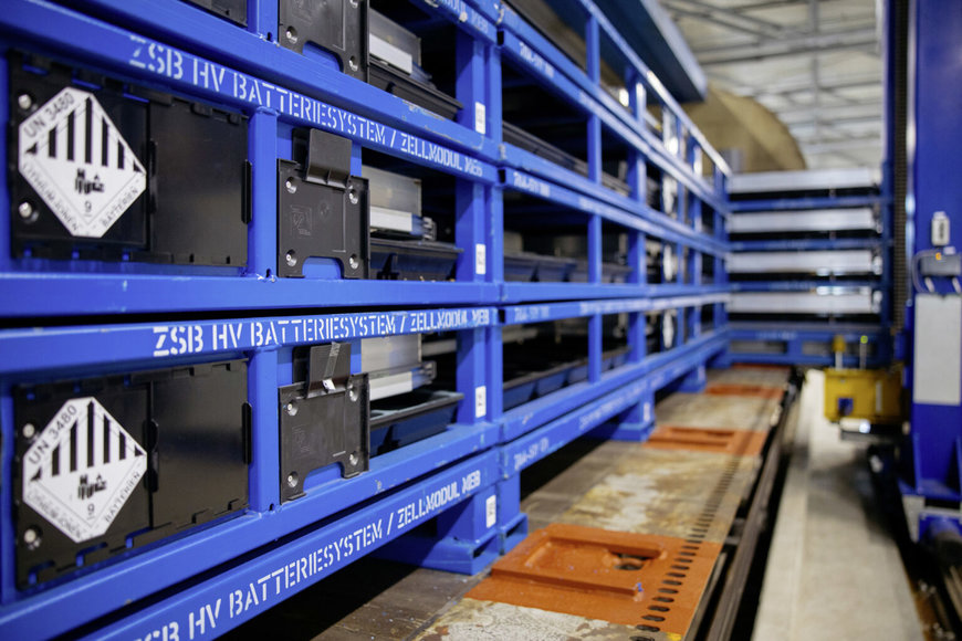 How will Actemium support Volkswagen on the transport and storage of HV-battery packs?